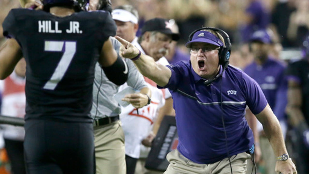 TCU's Patterson unhappy with refs, takes swipe at Mayfield